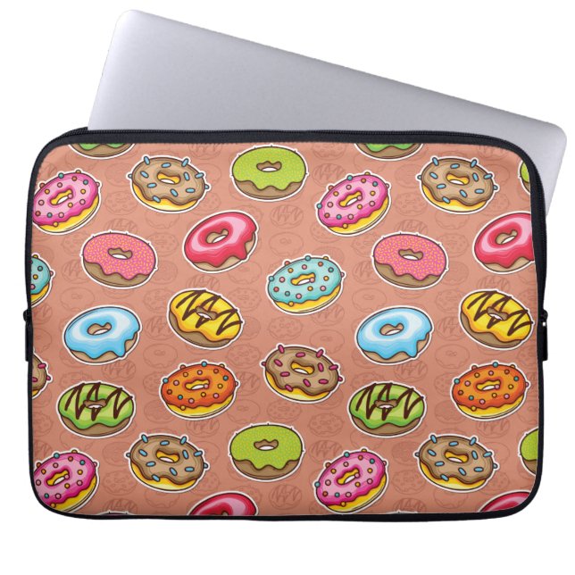 Doughnoten Laptop Sleeve (Voorkant)