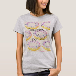 Doughnoten of Donuts Heather T-Shirt