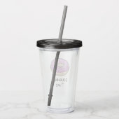 Doughnut Acryltumbler Acryl Drinkbeker (Achterkant)