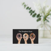 Doughnut Bakery Klantenloyaliteit Visitekaartjes (Staand voorkant)