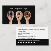 Doughnut boulangerie Client Loyauté Cartes de visi (Devant / Derrière)
