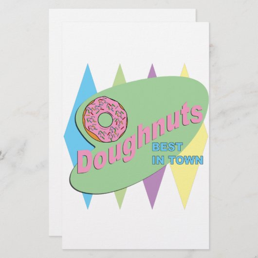 doughnut briefpapier (Voorkant / Achterkant)