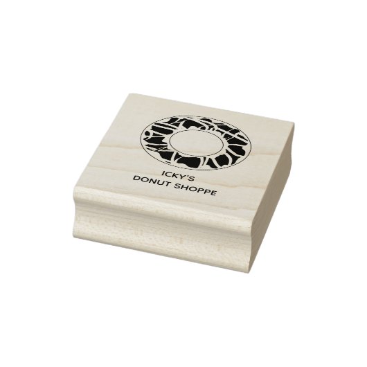 Doughnut Business Art Stamp Rubberstempel (Stempel)