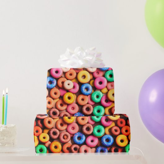 Doughnut Cadeaupapier (Feestgeschenken)