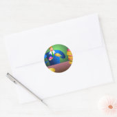 Doughnut Dave Ronde Sticker (Envelop)