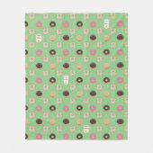 Doughnut King Fleece Deken (Voorkant)