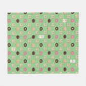 Doughnut King Fleece Deken (Voorkant (Horizontaal))