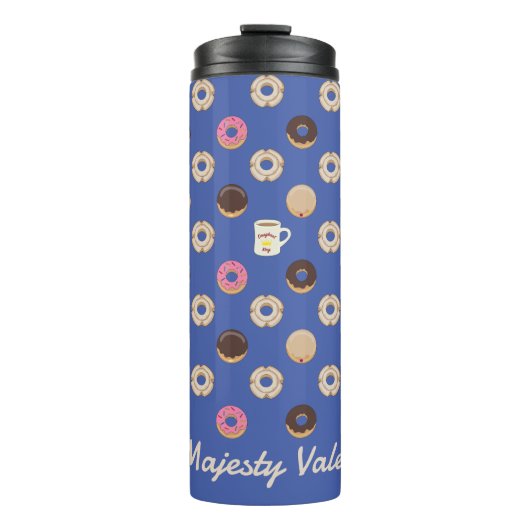 Doughnut King Personalized Thermosbeker (Voorkant)