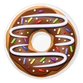 doughnut ladeknop keramische knop (Voorkant)
