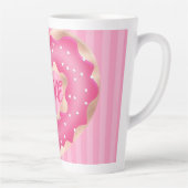 Doughnut Lover Pink Latte Mok (Rechts)