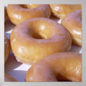 Doughnut op Canvas Poster (Voorkant)