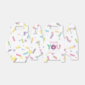 Doughnut Party gepersonaliseerd Dank u Bedankdoosjes (Uitgevouwen)