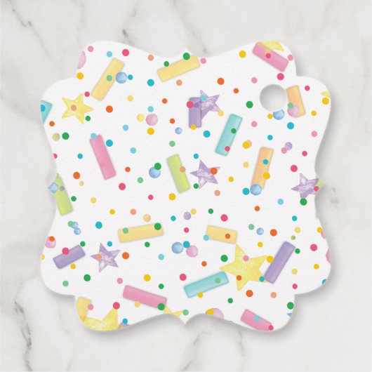 Doughnut Party Gepersonaliseerd Dank u Bedankjes Labels (Achterkant)