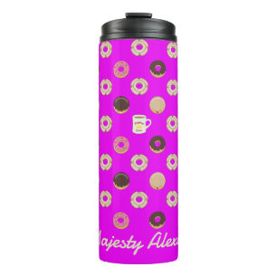Doughnut Queen Personalized Thermal Tumbler Thermosbeker