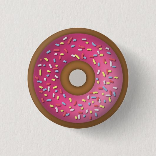 Doughnut Ronde Button 3,2 Cm (Voorkant)