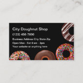 Doughnut Shop Modern Layout Visitekaartje (Voorkant)