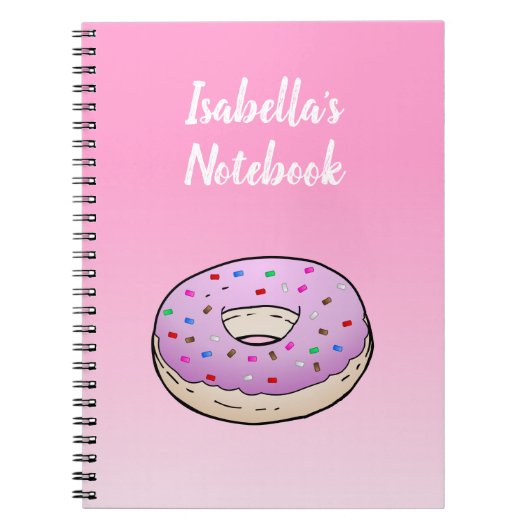 Doughnut Spiral Foto Notitieboek (Voorkant)