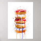 Doughnut Stapel Poster (Voorkant)