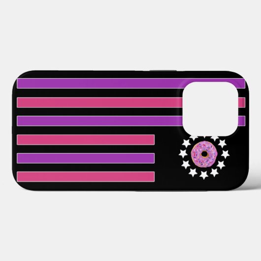 Doughnut - vlag Case-Mate iPhone case (Achterkant (horizontaal))