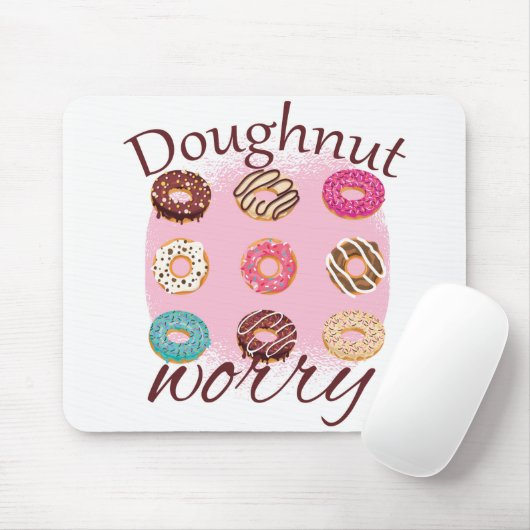 Doughnut Worry Muismat (Met muis)