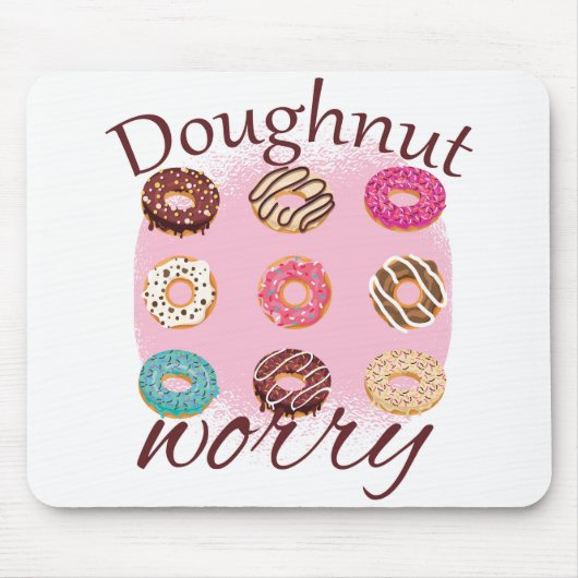 Doughnut Worry Muismat (Voorkant)