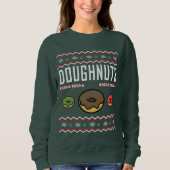 Doughnuts Ugly KerstSweater Trui (Voorkant)