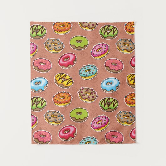 Doughnuts  wandkleed (Voorkant)