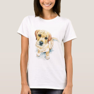 Dougie, de gouden Labrador Retriever pup. T-shirt
