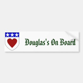 Douglas aan boord bumpersticker