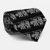 Douglas Adams Deadlines Quote Stropdas (Opgerold)