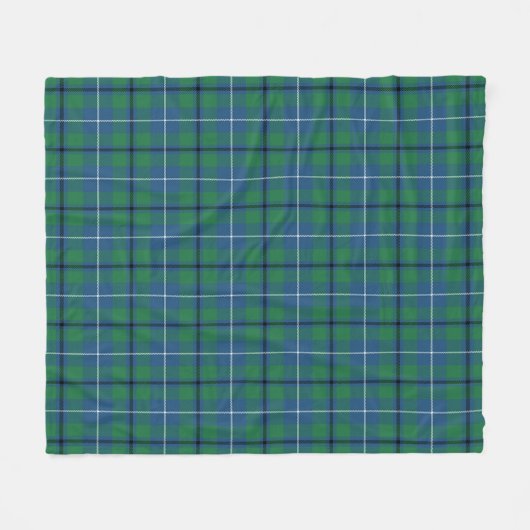 Douglas Ancient Plaid Fleece Deken (Voorkant (Horizontaal))
