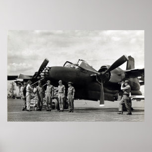 Douglas B-26K Vader Poster