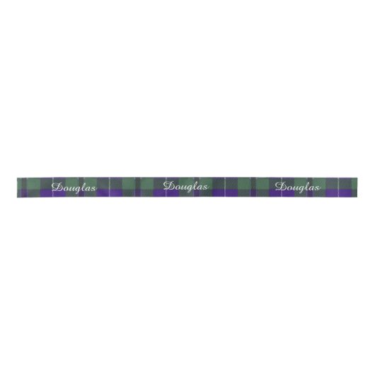 Douglas clan Pset Scottish tartan Lint (Voorkant)