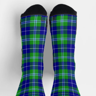 Douglas Clan Tartan Plaid Scottish Pattern Sokken