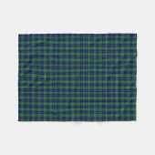 Douglas Clan Tartan Pset Fleece Blanket Deken (Voorkant (Horizontaal))