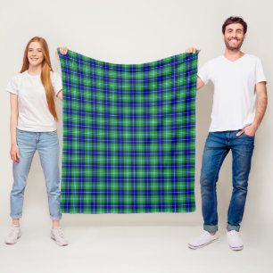 Douglas Clan Tartan Pset Scottish Pattern Fleece Deken