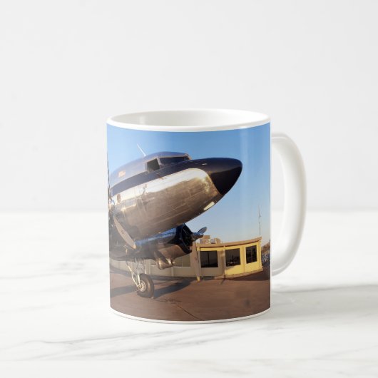 Douglas DC-3 Avion Mug (Devant droit)