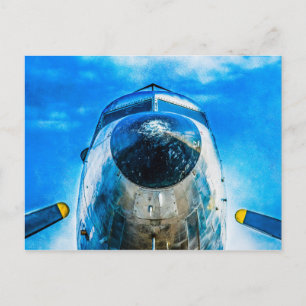 Douglas DC-3 Vliegtuig Briefkaart