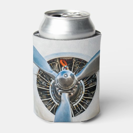 Douglas DC-3 Vliegtuig. propeller Blikjeskoeler (Blikje Voorkant)