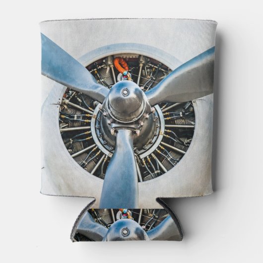 Douglas DC-3 Vliegtuig. propeller Blikjeskoeler (Voorkant)