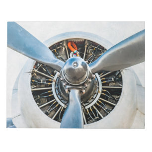 Douglas DC-3 Vliegtuig. propeller Notitieblok