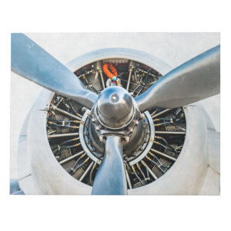 Douglas DC-3 Vliegtuig. propeller Notitieblok