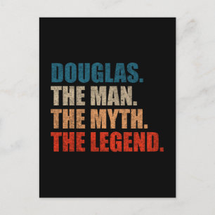 Douglas De Man De Mythe De Legende Briefkaart