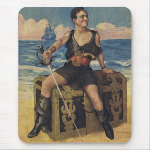 Douglas Fairbanks Black Pirate Mousepad Muismat