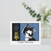 Douglas MacArthur - Medal of Honor Winner Briefkaart (Staand voorkant)