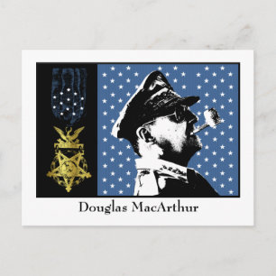 Douglas MacArthur - Medal of Honor Winner Briefkaart