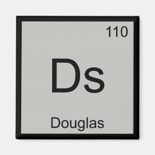 Douglas Naam Chemie Element Periodiek Systeem Magneet