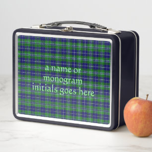 Douglas Officiële Tartan met monogram / naam