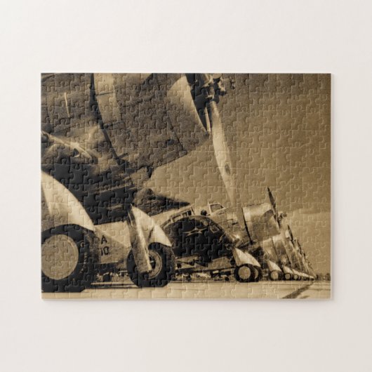 Douglas SBD Dauntless Bomber Planes uit de Tweede  Legpuzzel (Horizontaal)