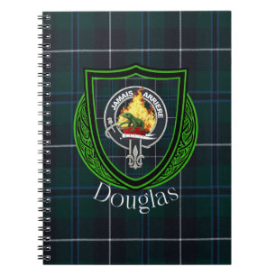 Douglas Schotse Clan Tartan & Wapen Notitieboek
